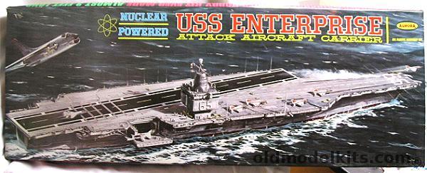 Aurora 1/400 USS Enterprise Nuclear Carrier, 720-995 plastic model kit